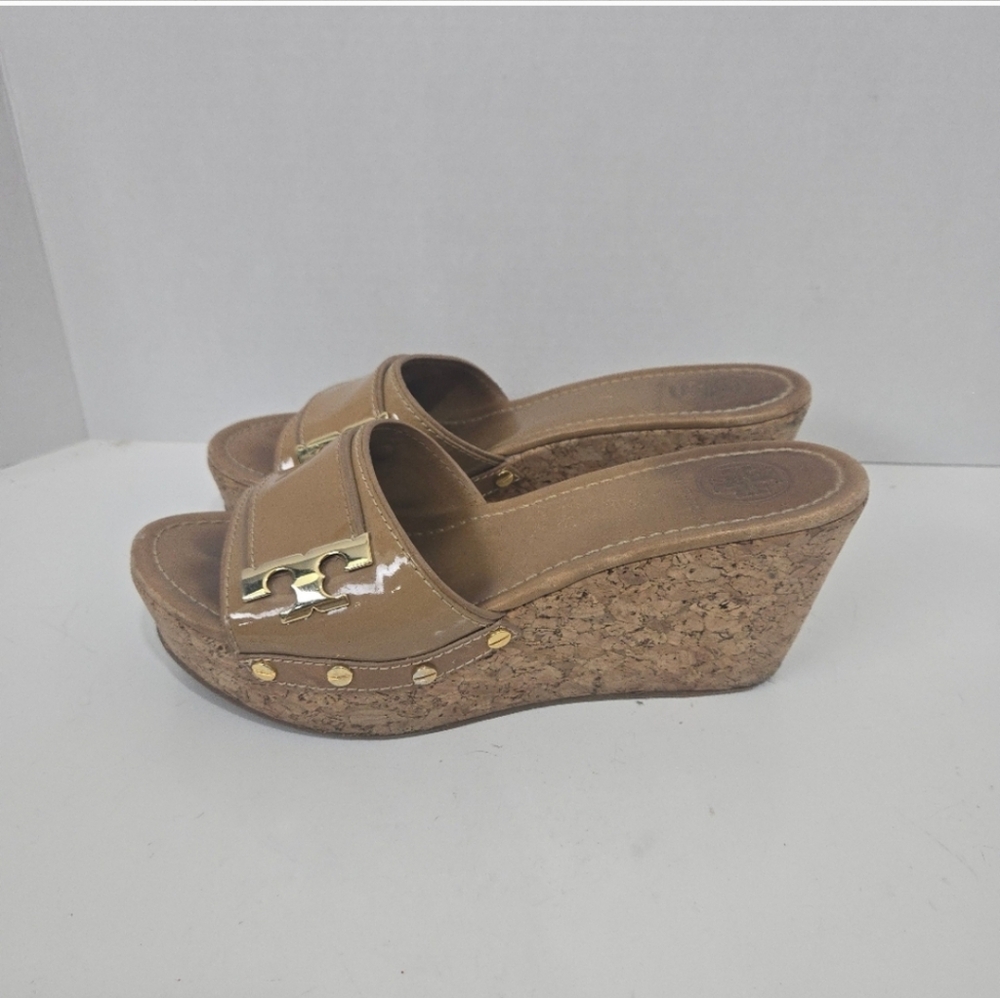 Tory Burch Wedge Sandals - Picture 4 of 12